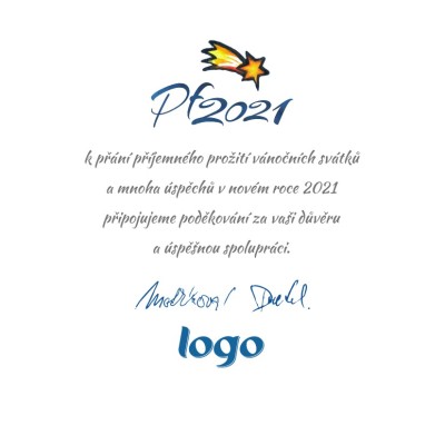 Čtvercové vánoční přáníčko 15