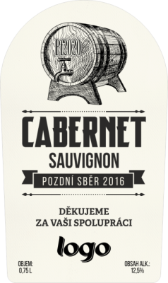 Etiketa na víno samolepící EV-68x114-2