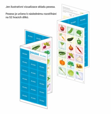 Pexeso výukové - zelenina CZ-ENG